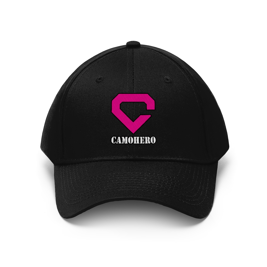 CAMOHERO Pink: Unisex Twill Hat